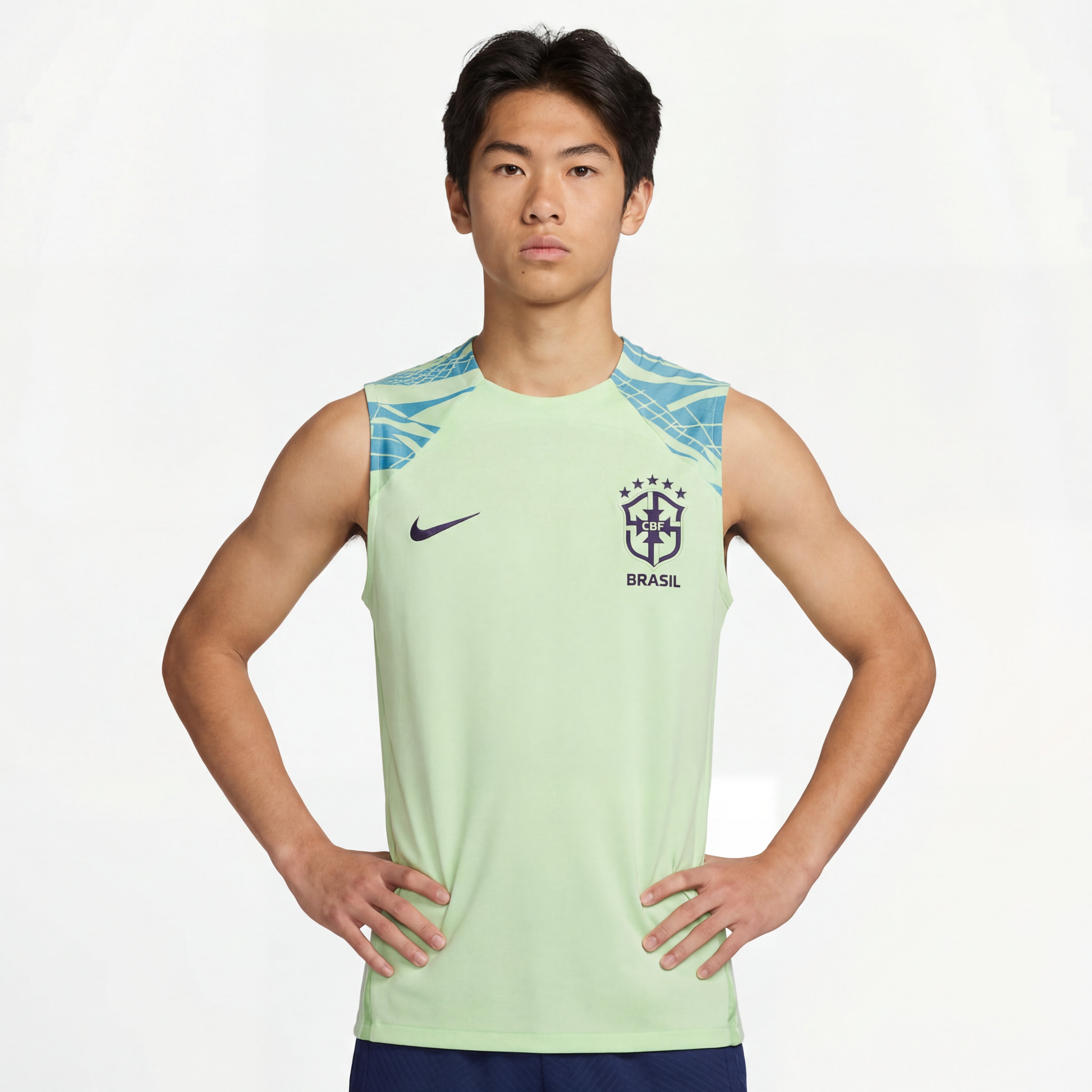 Brasilien-Trikot – Grün & Blau 
