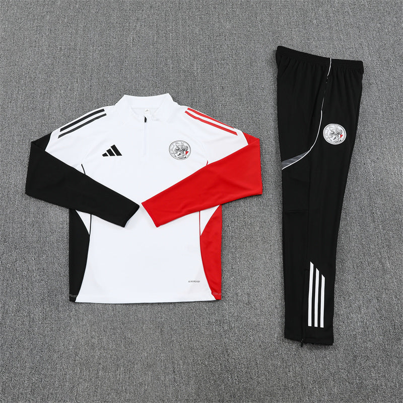 Trainingsanzug Ajax 25/26 Weiß - Winter 