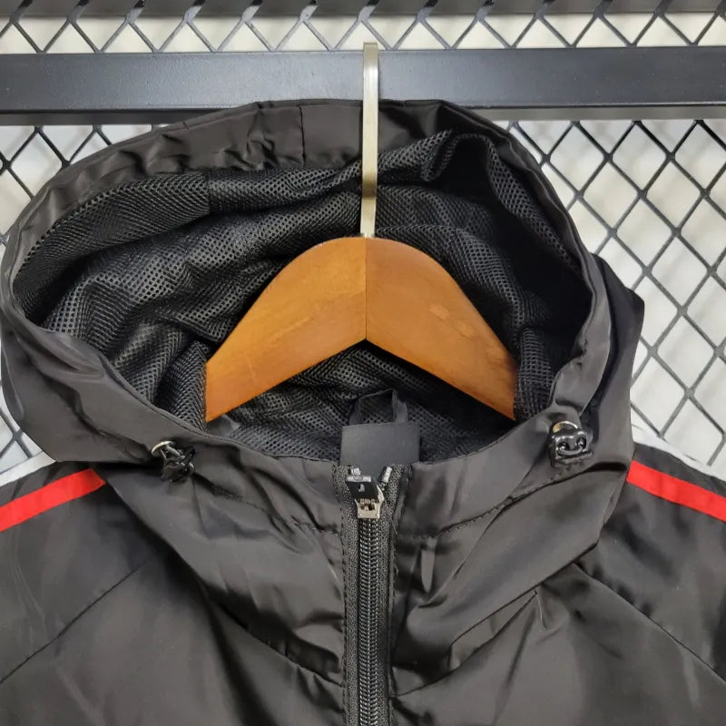 Windbreaker Arsenal 24/25 - Schwarz und Rot 