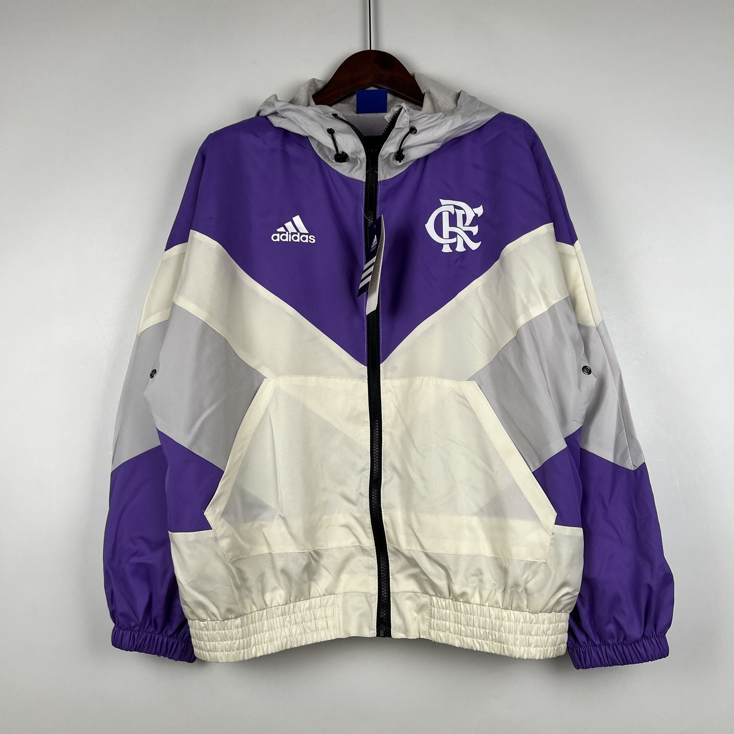 Windjacke Flamengo - Roxo e Branco 