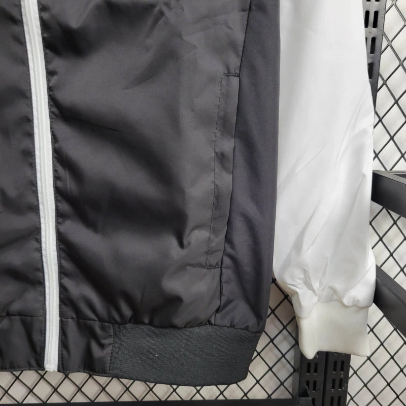 Windjacke Manchester United 24/25 - Weiß und Schwarz 