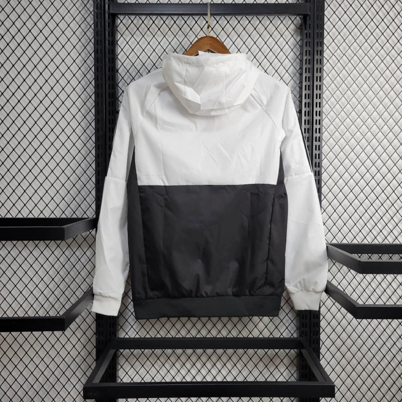 Windjacke Manchester United 24/25 - Weiß und Schwarz 