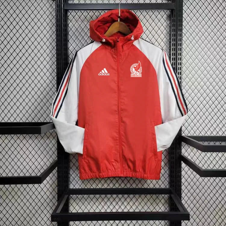 Windjacke México 24/25 - Branco e Vermelho 