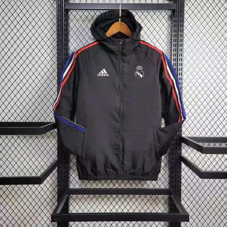 Windbreaker Real Madrid 24/25 - Schwarz Rot 