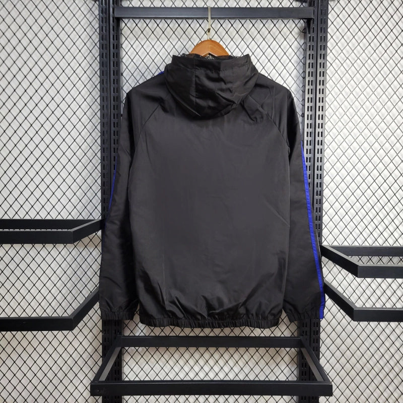 Windjacke São Paulo 24/25 - Preto e Vermelho 